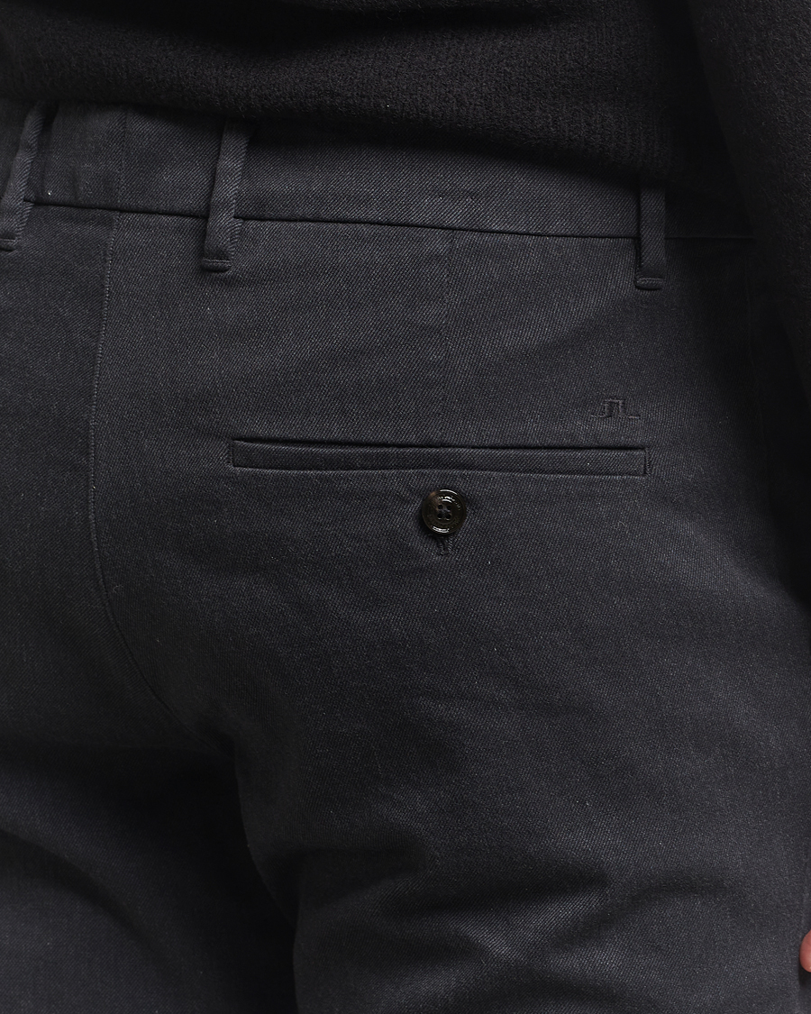 Homme | Pantalons | J.Lindeberg | Ched Flannel Twill Pants Dark Grey Melange