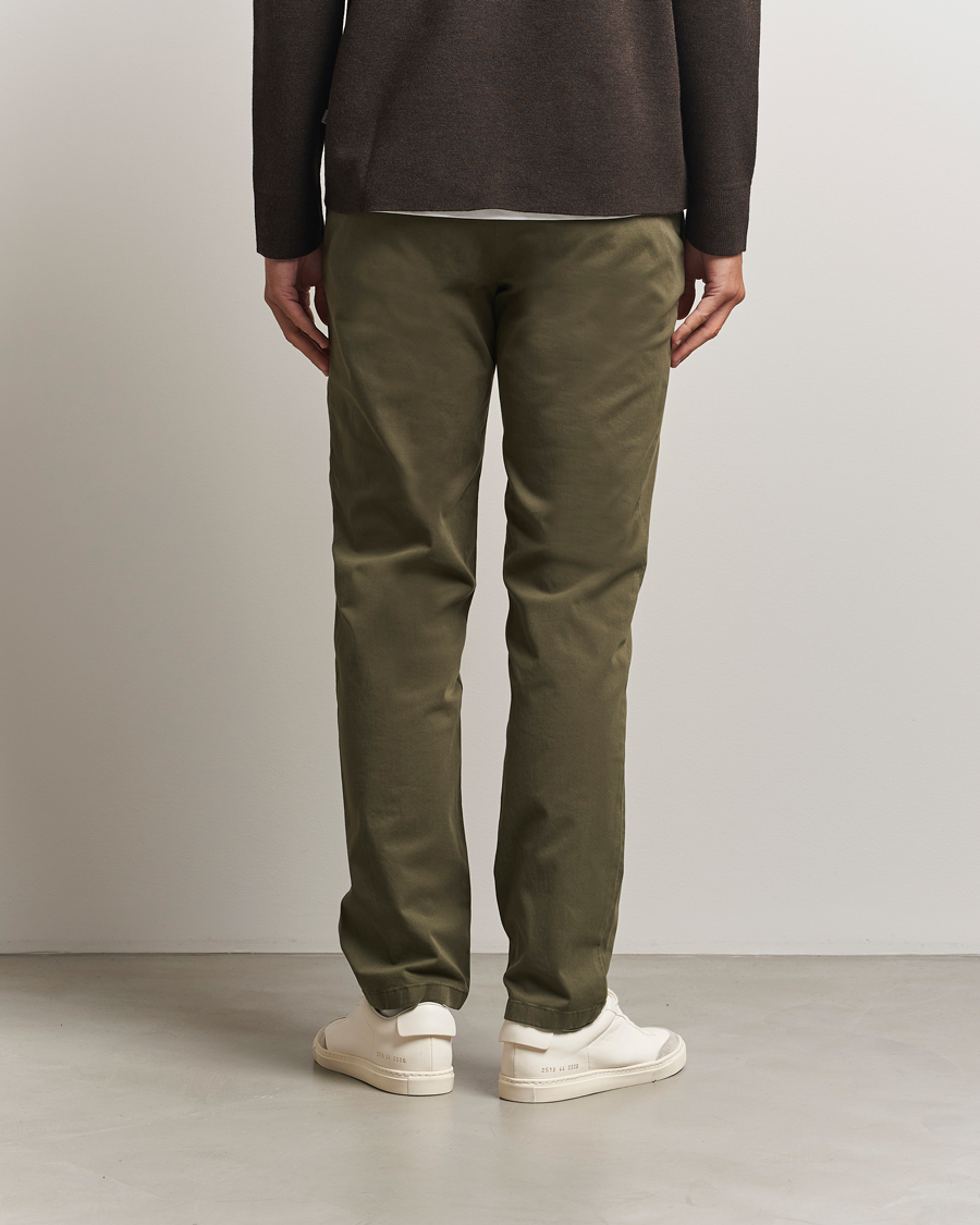 Homme | Pantalons | J.Lindeberg | Ched Cotton Stretch Chinos Forest Green