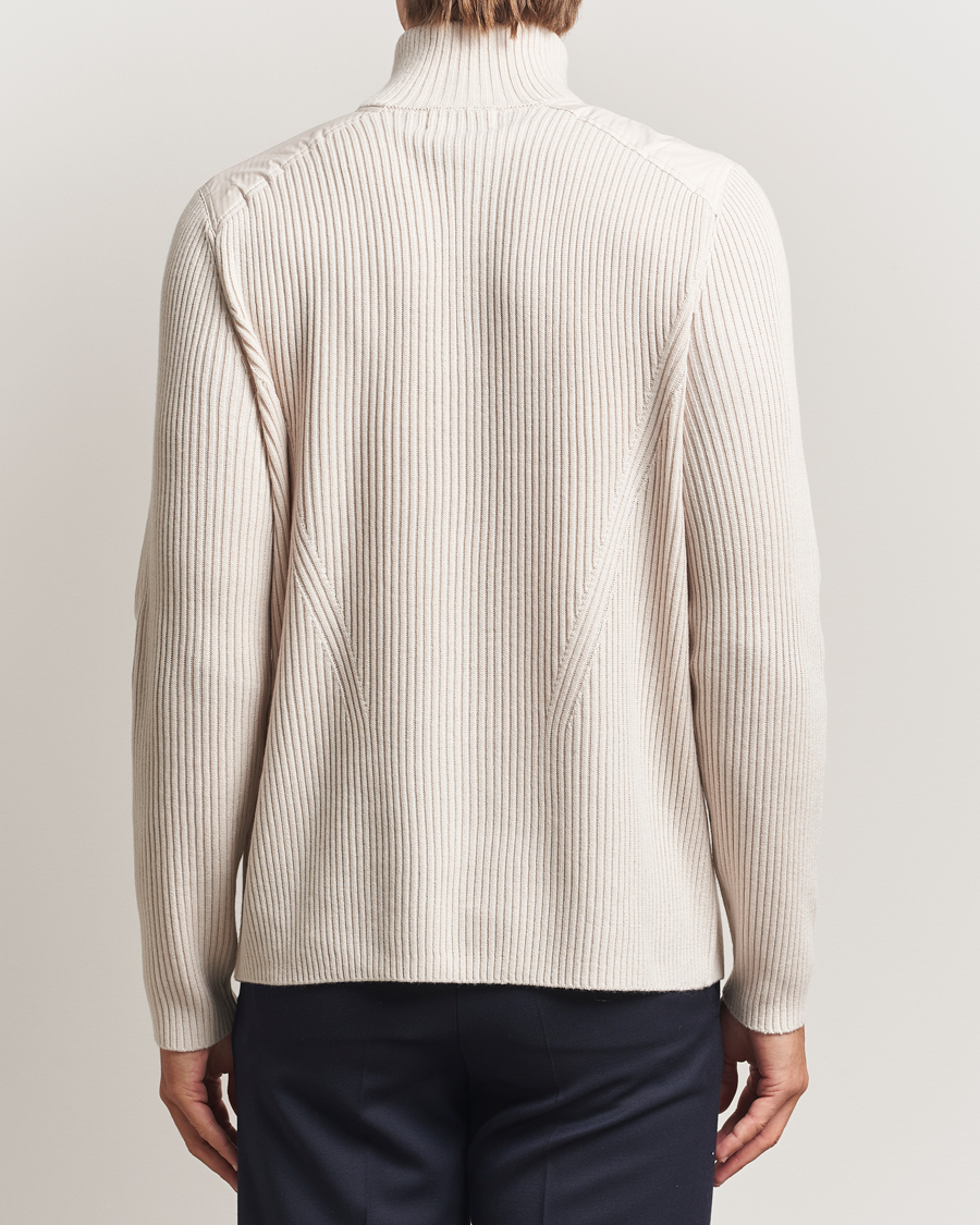 Homme | Pulls Et Tricots | J.Lindeberg | Martin Knitted Hybrid Half Zip Moonbeam