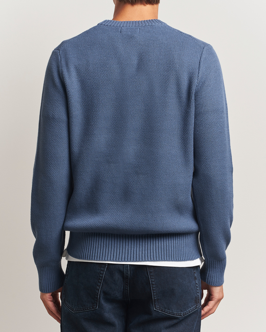 Homme | Pulls Et Tricots | J.Lindeberg | Oliver Structured Sweater Vintage Indigo