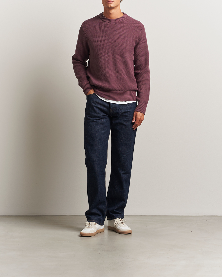 Homme | Pulls Et Tricots | J.Lindeberg | Oliver Structured Sweater Huckleberry