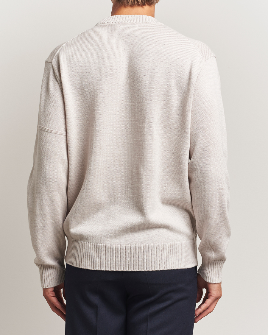 Homme | Pulls Et Tricots | J.Lindeberg | Kino Merino Crew Neck Moonbeam Melange