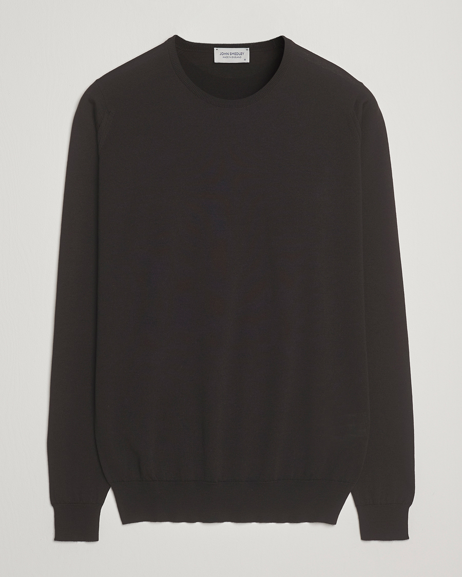 Homme | Pulls Et Tricots | John Smedley | Lundy Extra Fine Merino Crew Neck Faulkner Brown