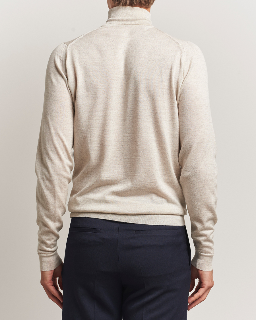 Homme | Pulls Et Tricots | John Smedley | Cherwell Extra Fine Merino Rollneck Grey Fleece