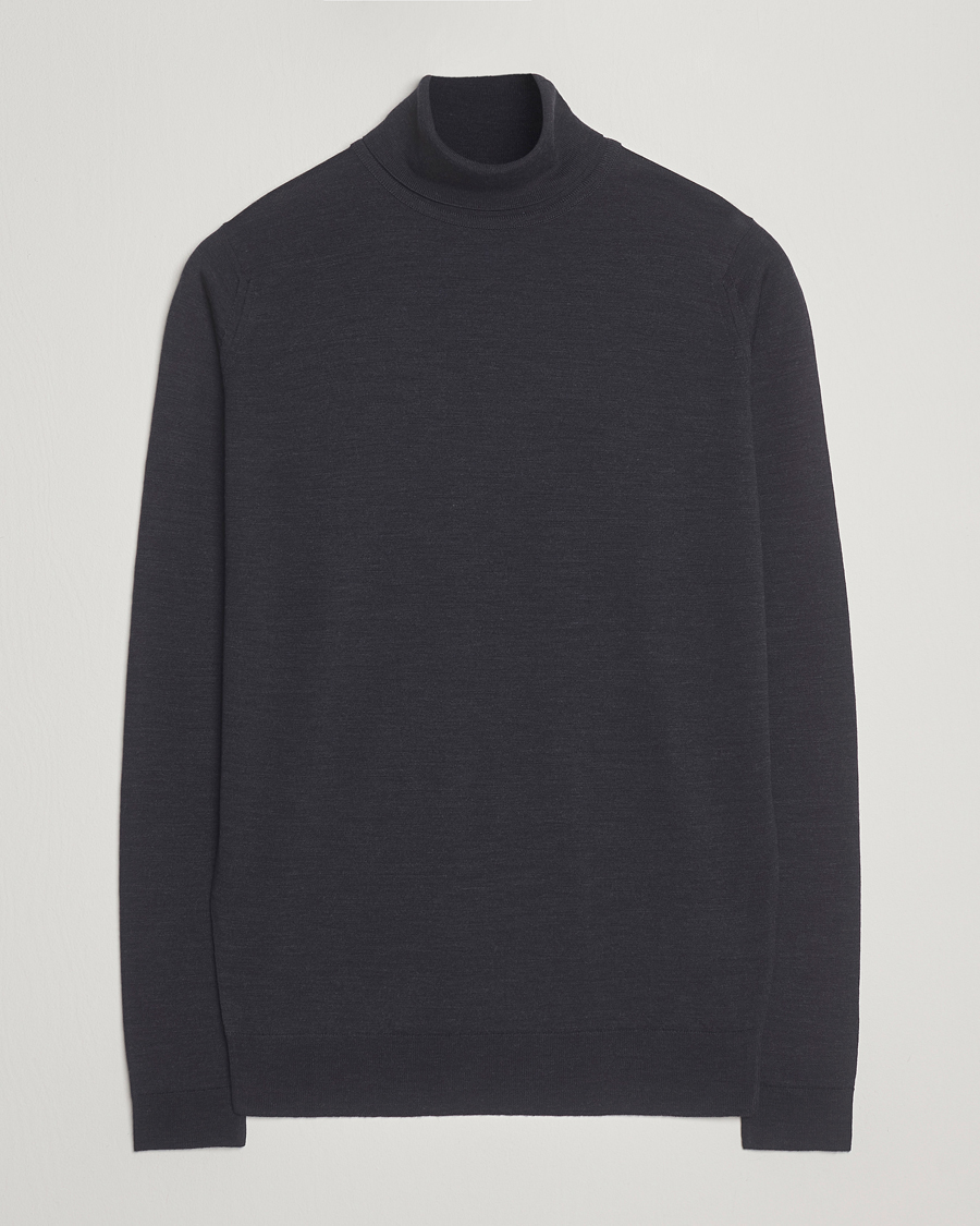 Homme | Pulls Et Tricots | John Smedley | Cherwell Extra Fine Merino Rollneck Hepburn Smoke