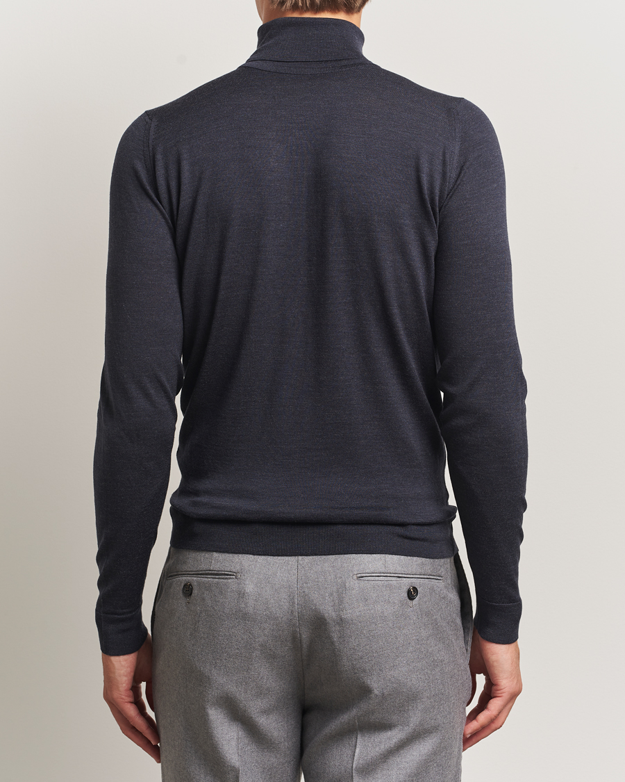 Homme | Pulls Et Tricots | John Smedley | Cherwell Extra Fine Merino Rollneck Hepburn Smoke
