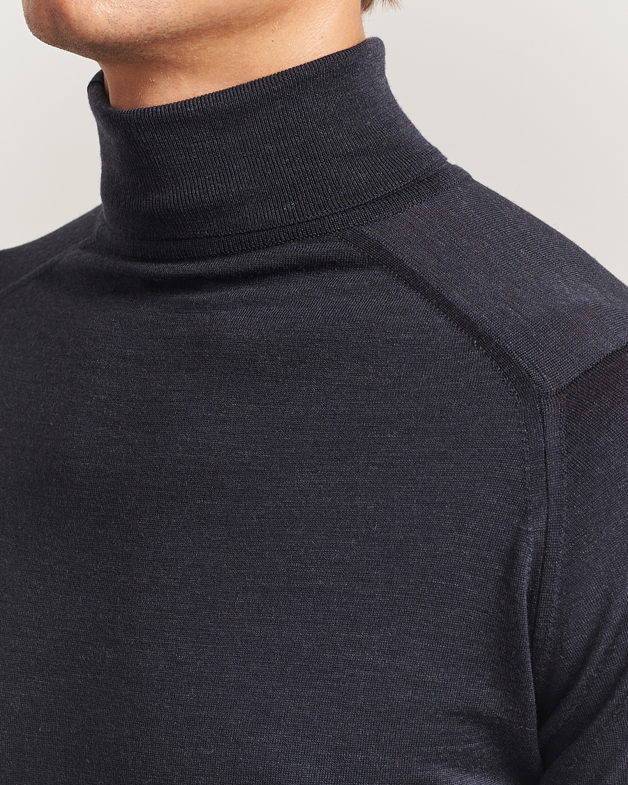 Homme | Pulls Et Tricots | John Smedley | Cherwell Extra Fine Merino Rollneck Hepburn Smoke