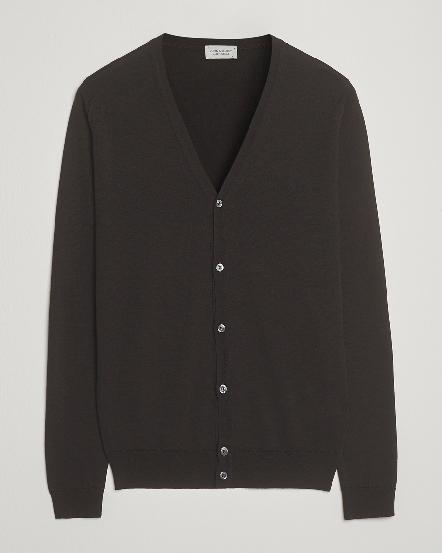 Homme | Pulls Et Tricots | John Smedley | Petworth Extra Fine Merino Cardigan Faulkner Brown