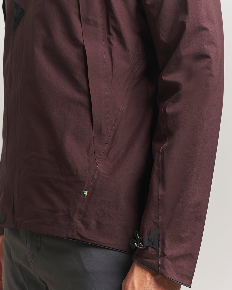 Homme | Manteaux Et Vestes | Klättermusen | Asynja Lightweight Waterproof Jacket Amanth Red