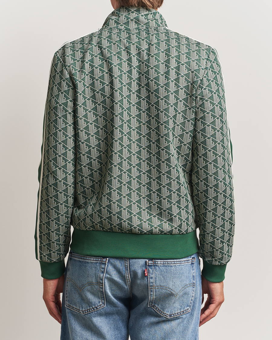 Homme | Pulls Et Tricots | Lacoste | Monogram Track Jacket Green/Sinople