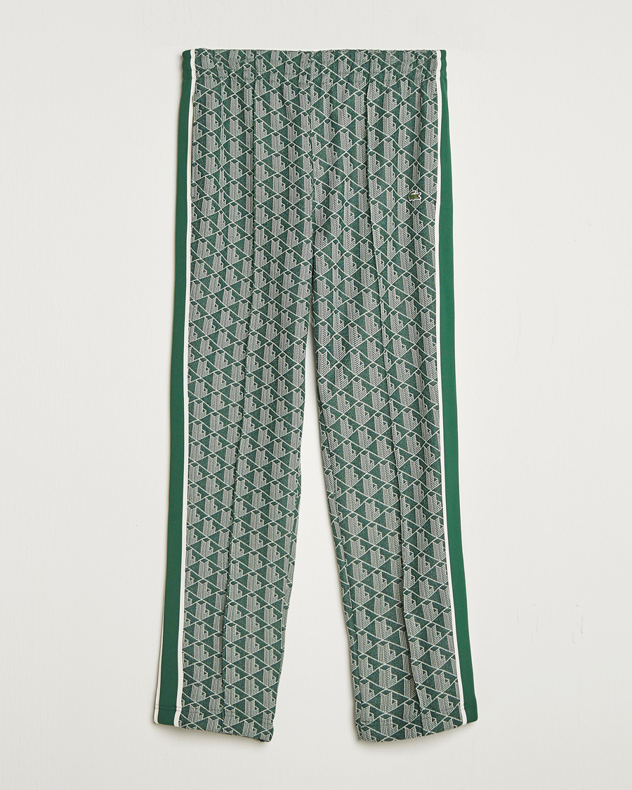 Homme | Pantalons | Lacoste | Monogram Track Pants Green/Sinople