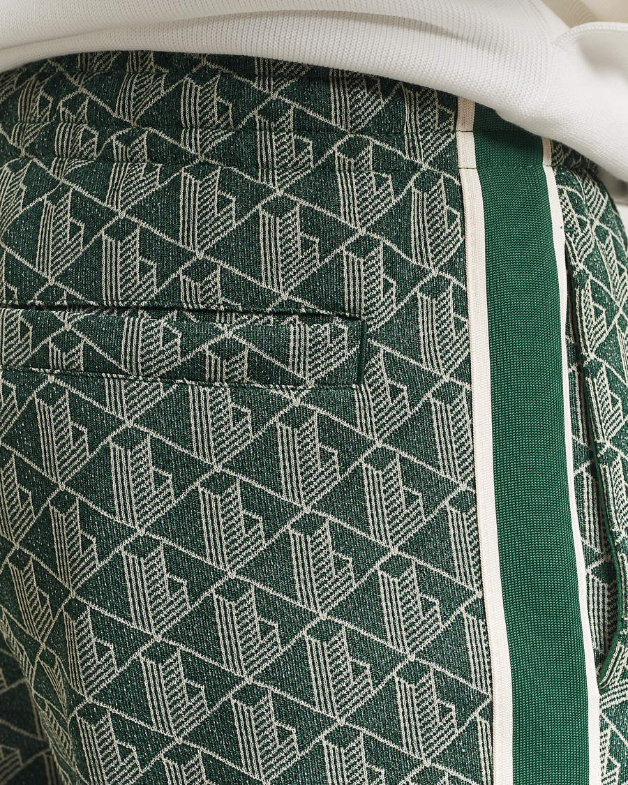 Homme | Pantalons | Lacoste | Monogram Track Pants Green/Sinople