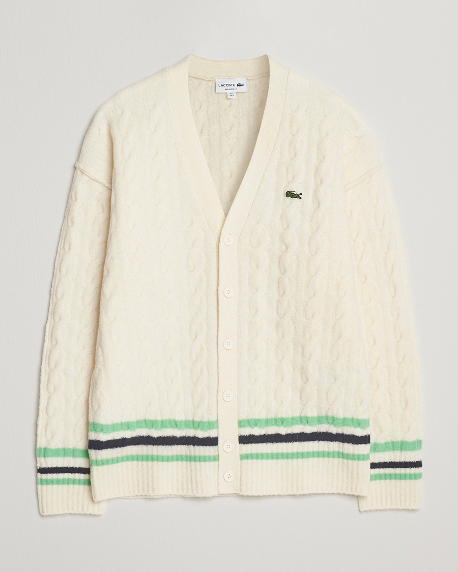 Homme | Pulls Et Tricots | Lacoste | Fuzzy Wool Tennis Cardigan Lapland