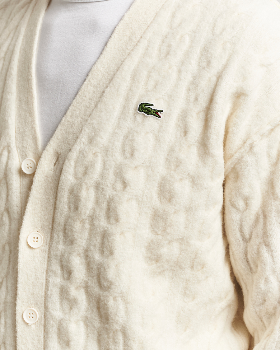 Homme | Pulls Et Tricots | Lacoste | Fuzzy Wool Tennis Cardigan Lapland