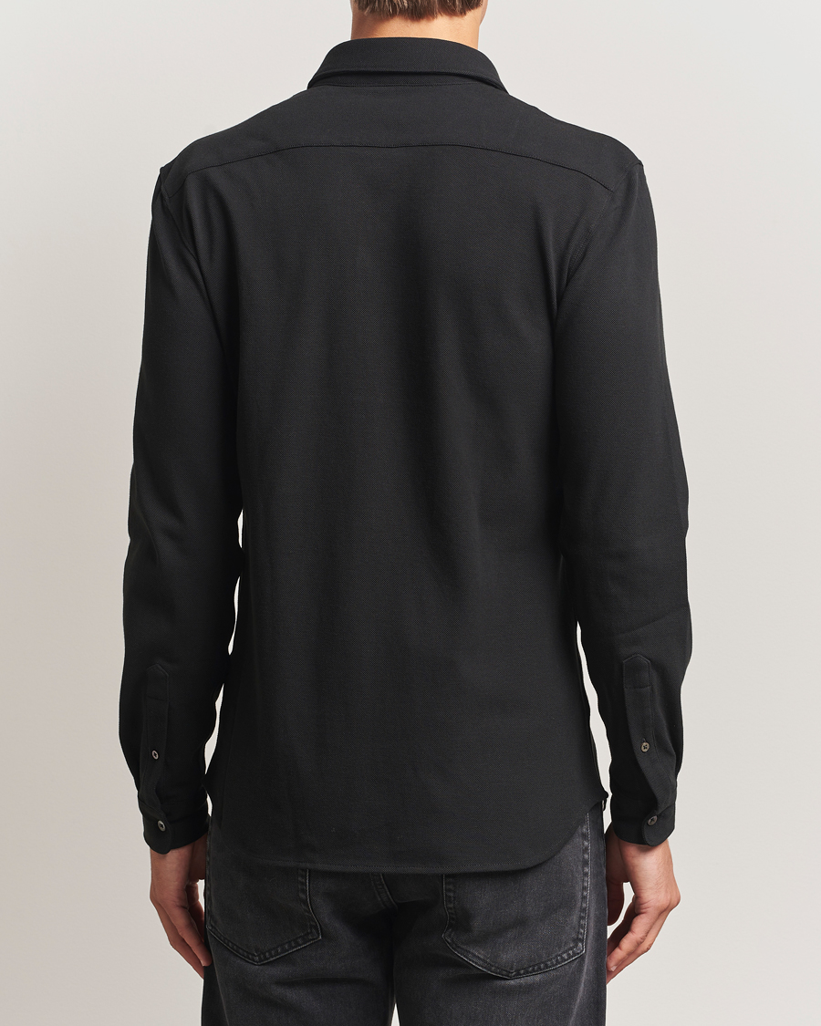 Homme | Chemises | Lacoste | Slim Fit Cotton Piqué Shirt Black