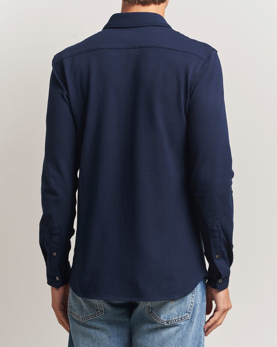 Homme | Chemises | Lacoste | Slim Fit Cotton Piqué Shirt Navy