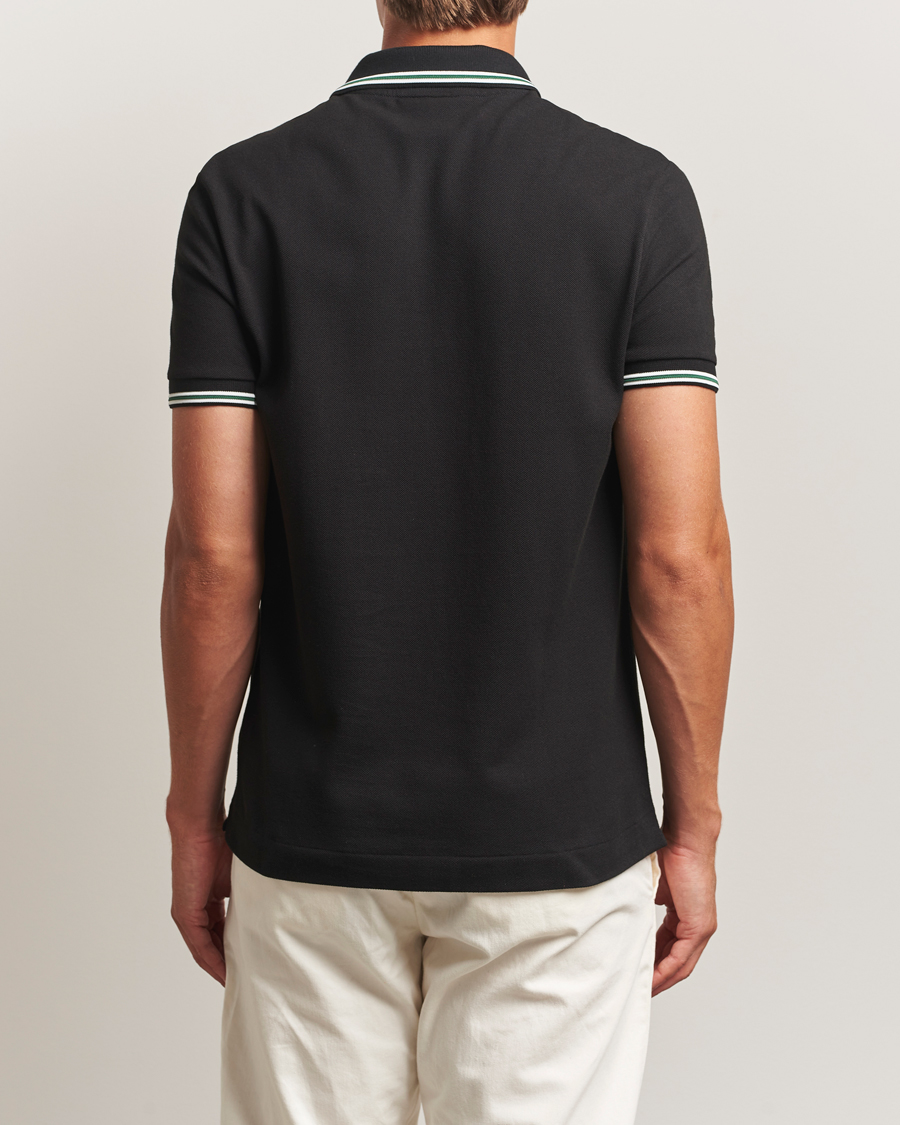 Homme | Polos | Lacoste | Original Stripe Collar Polo Piké Black
