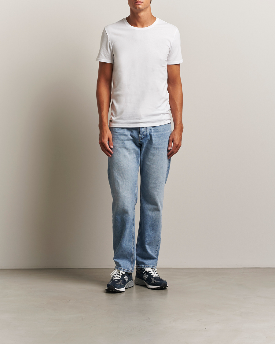 Homme | T-shirts | Lacoste | 3-Pack Crew Neck T-Shirt White