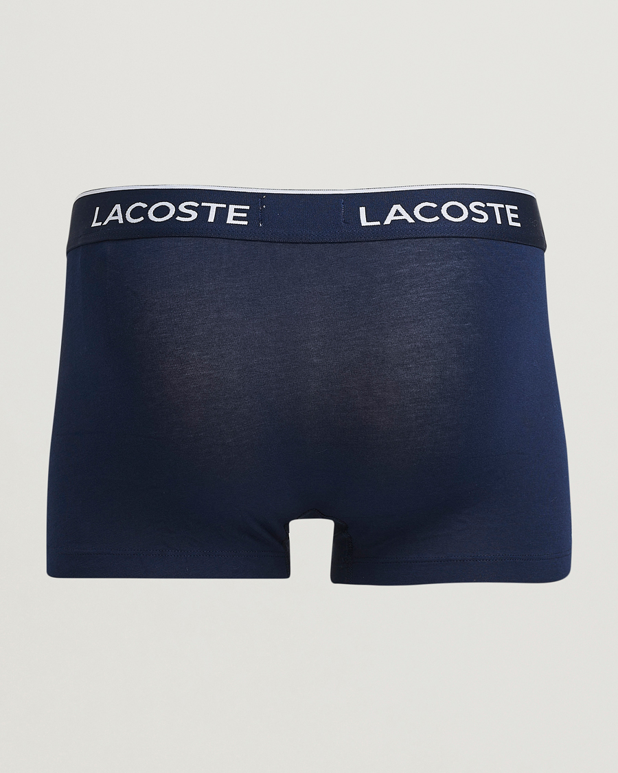 Homme | Sous-Vêtements Et Chaussettes | Lacoste | 3-Pack Stretch Cotton Trunks Navy/Blue/Red