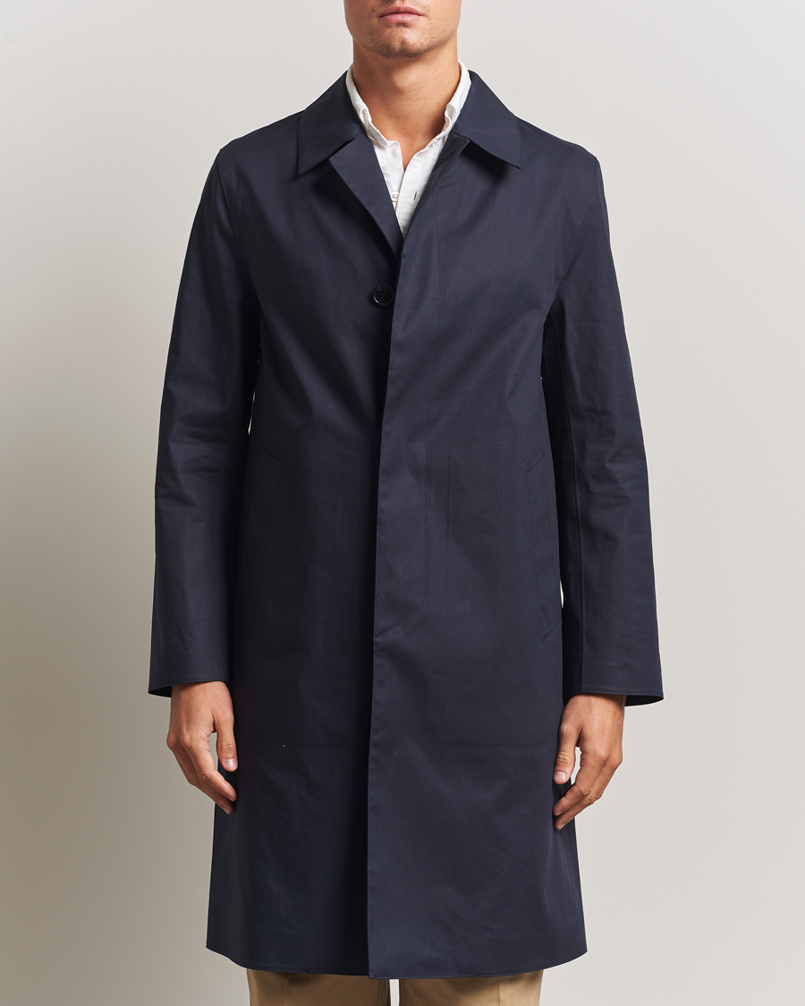 Homme | Manteaux Et Vestes | Mackintosh | Dunkeld Car Coat Navy