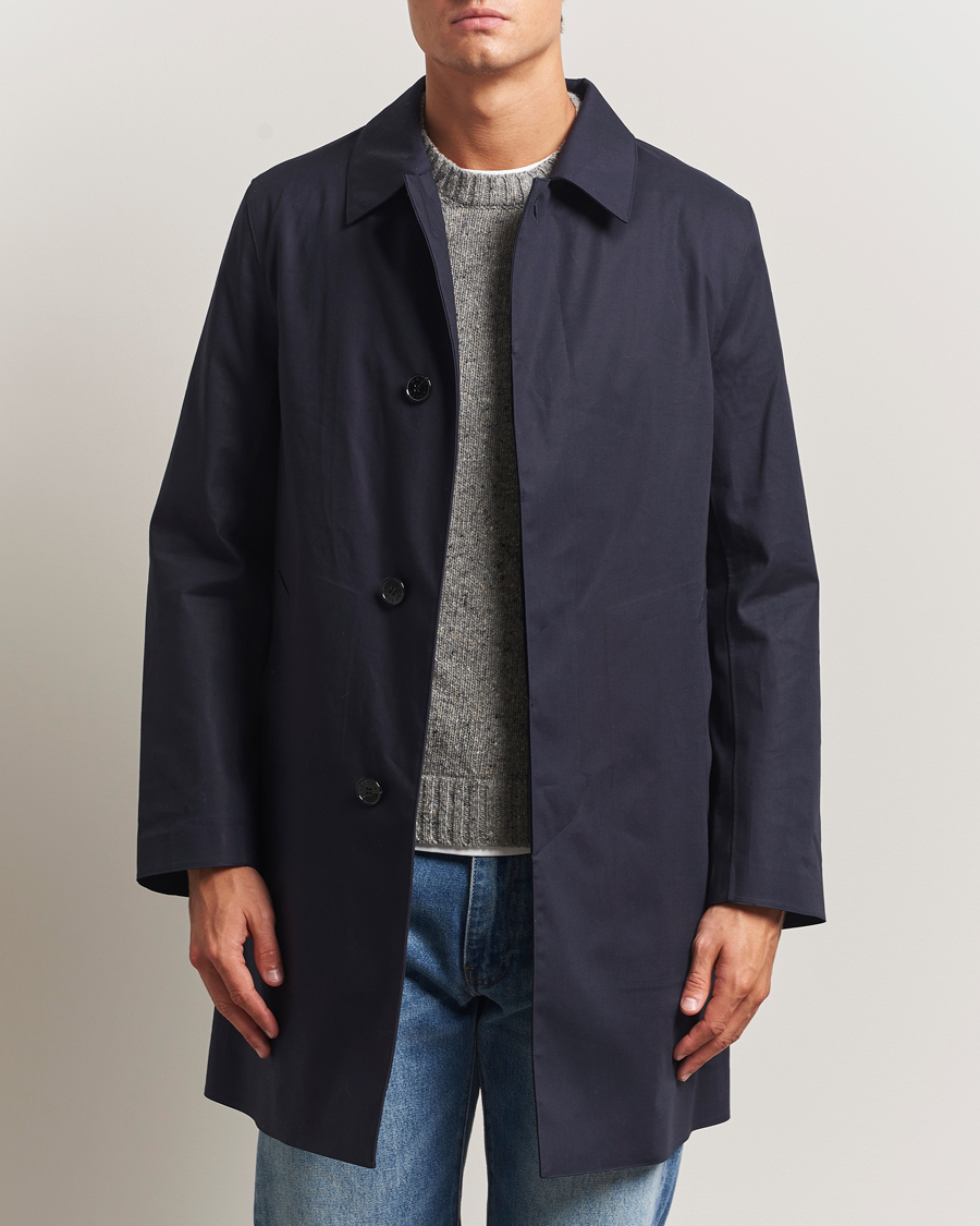 Homme | Manteaux Et Vestes | Mackintosh | Dunoon Car Coat Navy