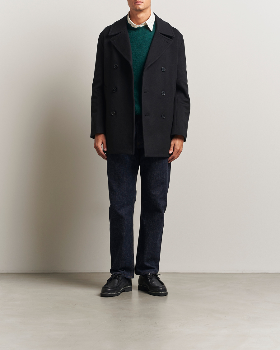 Homme | Manteaux Et Vestes | Mackintosh | Dalton Wool/Cashmere Peacoat Black
