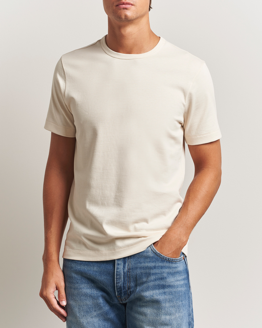 Homme | T-shirts | Merz b. Schwanen | Classic Fit Sturdy T-Shirt Nature