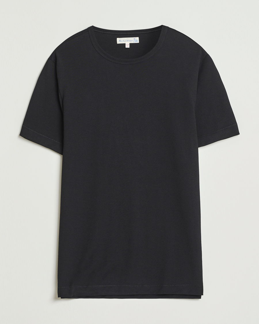 Homme | T-shirts | Merz b. Schwanen | Classic Fit Sturdy T-Shirt Black