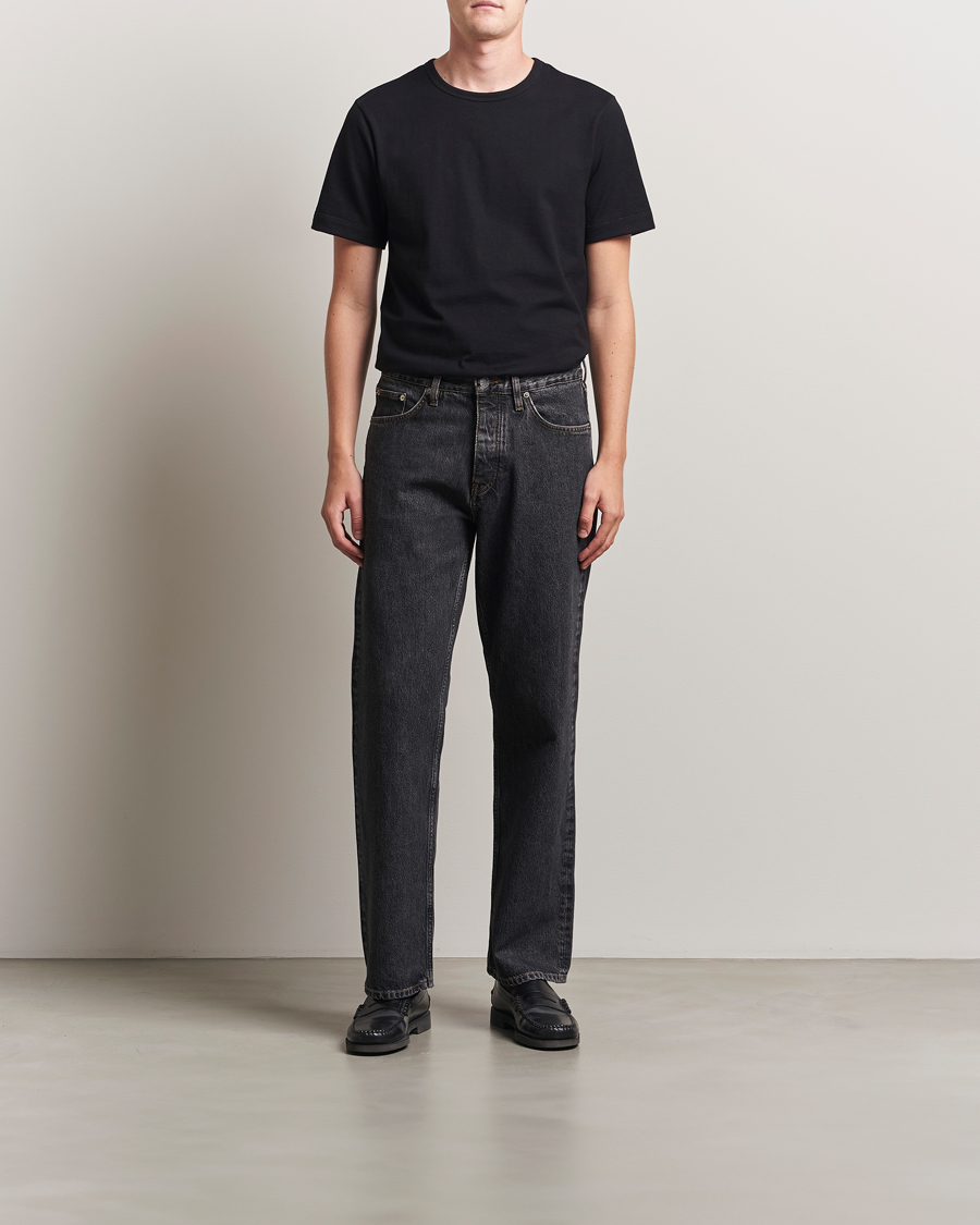 Homme | T-shirts | Merz b. Schwanen | Classic Fit Sturdy T-Shirt Black