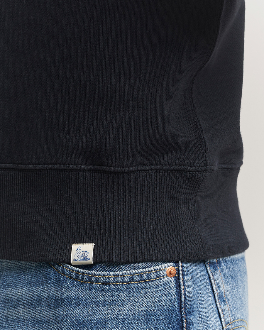 Homme | Pulls Et Tricots | Merz b. Schwanen | Relaxed Fit Vintage Cotton Sweatshirt Charcoal