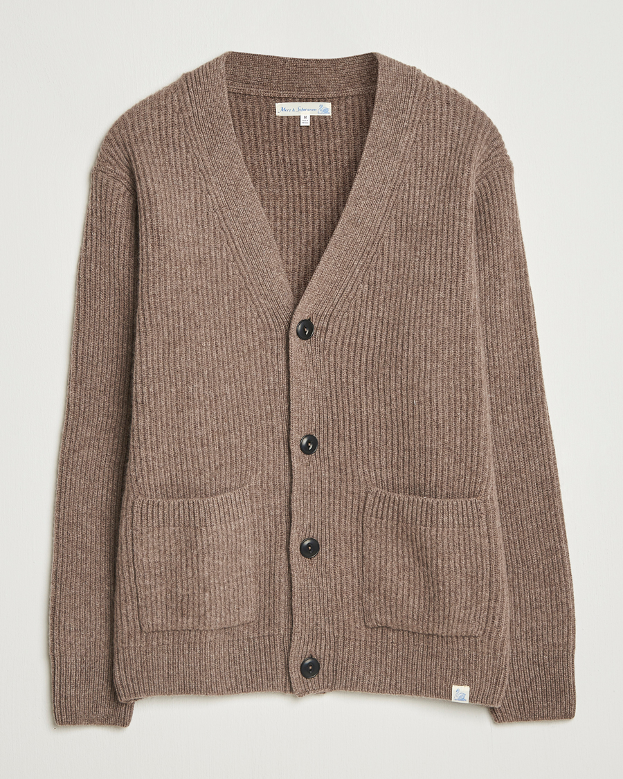 Homme | Pulls Et Tricots | Merz b. Schwanen | Merino/Cashmere Knitted Cardigan Grain