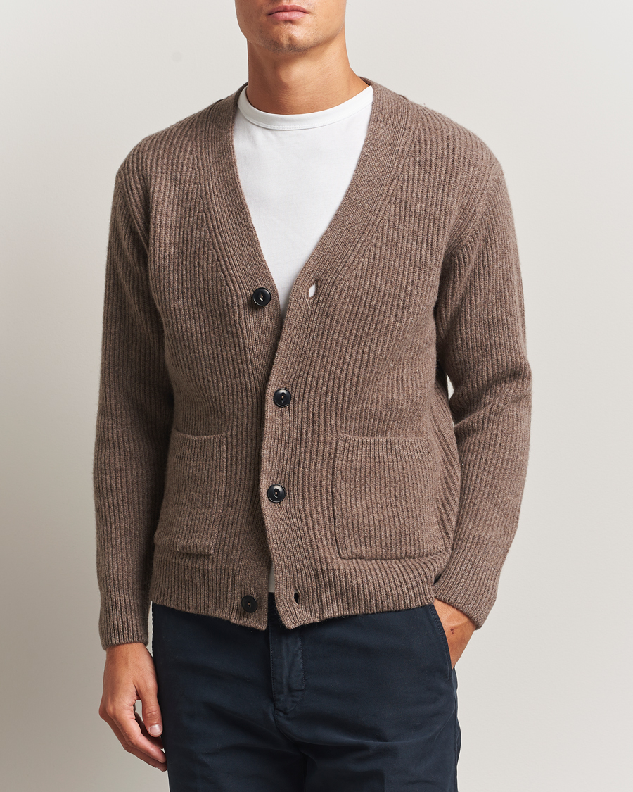 Homme | Pulls Et Tricots | Merz b. Schwanen | Merino/Cashmere Knitted Cardigan Grain