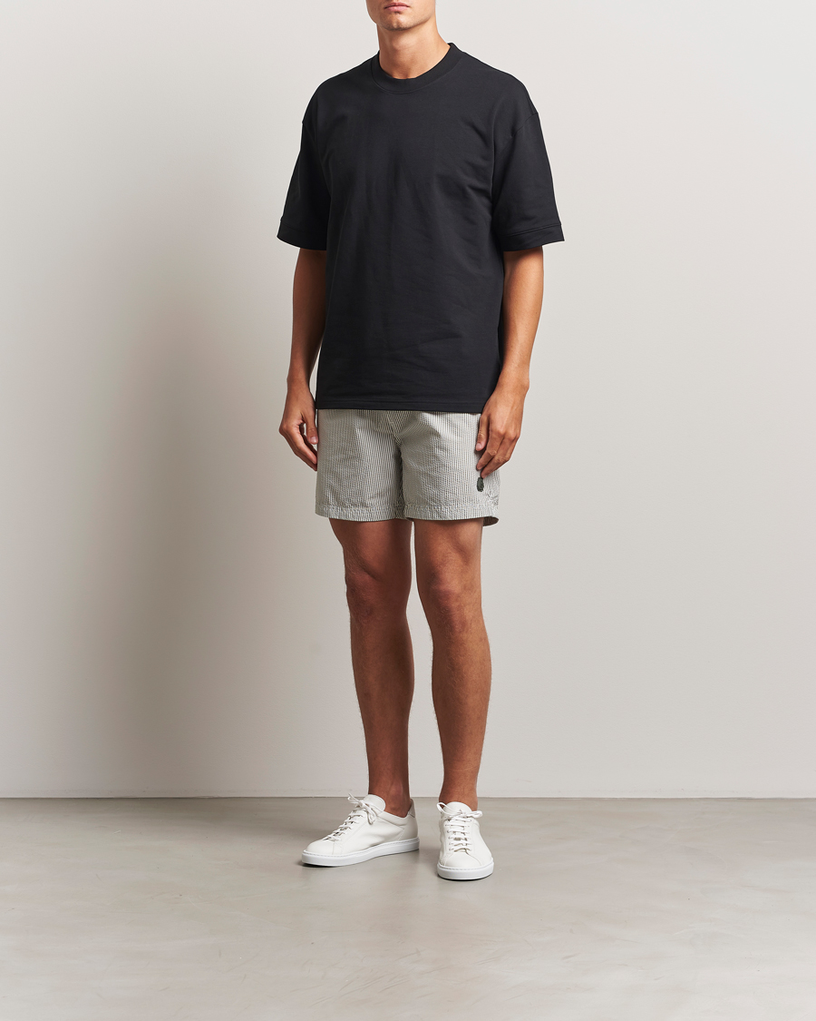 Homme | Maillots De Bain | Sail Racing | Tornado Striped Swimshorts Green/White