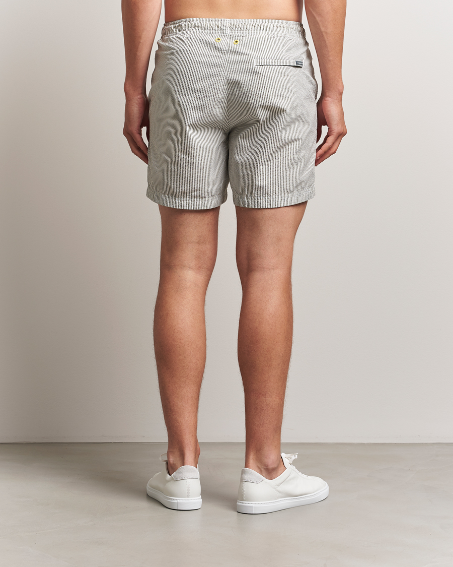 Homme | Maillots De Bain | Sail Racing | Tornado Striped Swimshorts Green/White