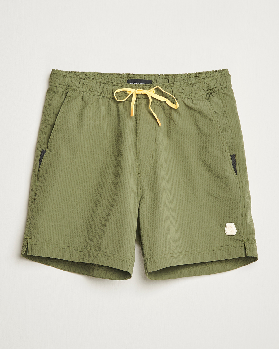 Homme | Maillots De Bain | Sail Racing | Tornado Striped Swimshorts Modern Green