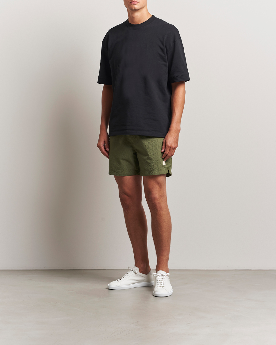 Homme | Maillots De Bain | Sail Racing | Tornado Striped Swimshorts Modern Green