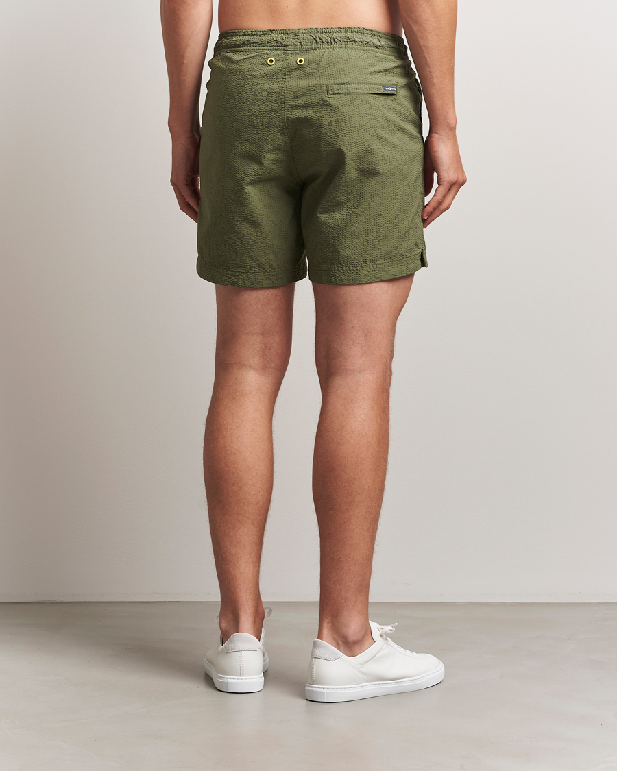 Homme | Maillots De Bain | Sail Racing | Tornado Striped Swimshorts Modern Green