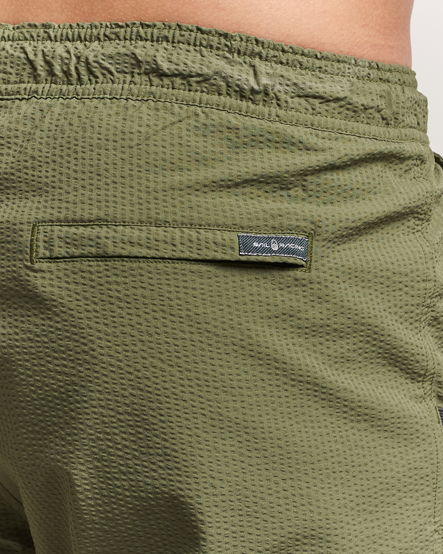 Homme | Maillots De Bain | Sail Racing | Tornado Striped Swimshorts Modern Green