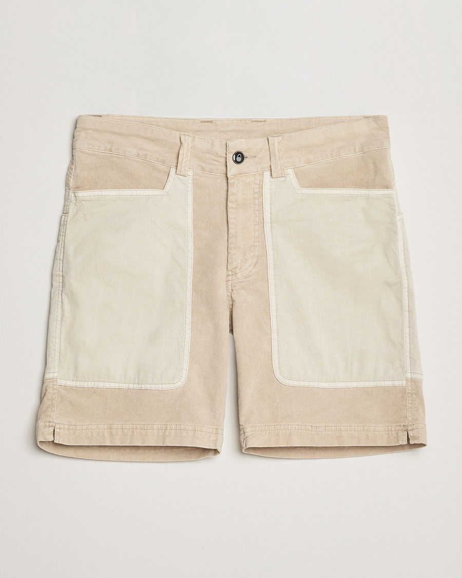 Homme | Shorts | Sail Racing | Blocked Corduroy Shorts Feather Grey