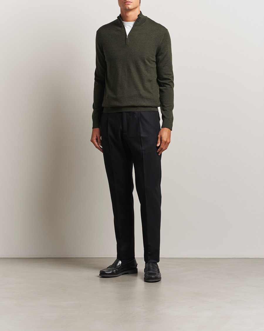 Homme | Pantalons | NN07 | Bill Wool Pleated Trousers Black