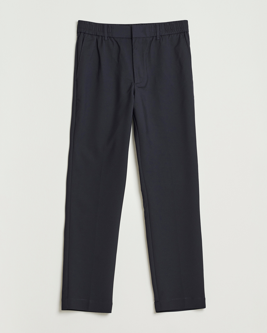 Homme | Pantalons | NN07 | Billie Drawstring Trousers Navy Blue