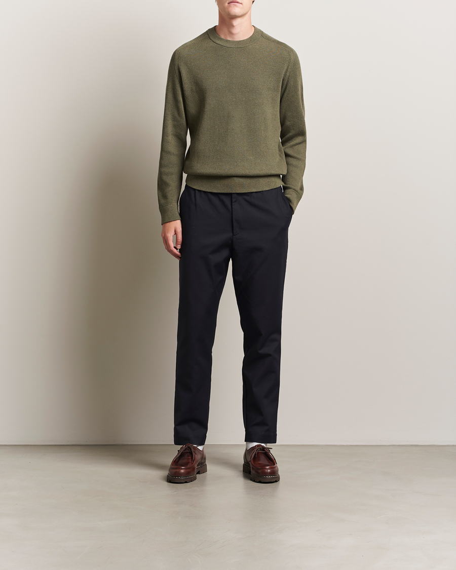 Homme | Pantalons | NN07 | Billie Drawstring Trousers Navy Blue