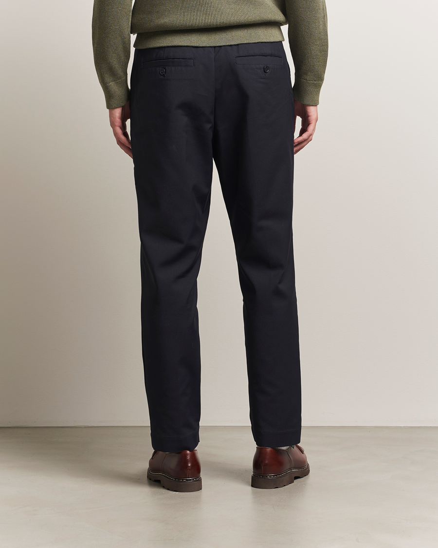Homme | Pantalons | NN07 | Billie Drawstring Trousers Navy Blue