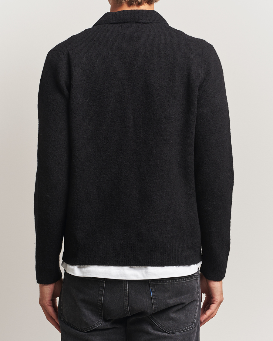 Homme | Pulls Et Tricots | NN07 | Hope Wool Knitted Polo Black