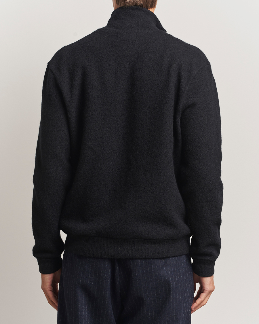 Homme | Pulls Et Tricots | NN07 | Boiled Wool Full Zip Black