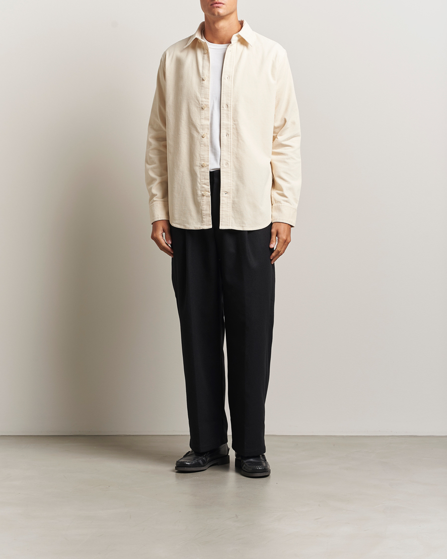 Homme | Chemises | NN07 | Colby Corduroy Overshirt Ivory