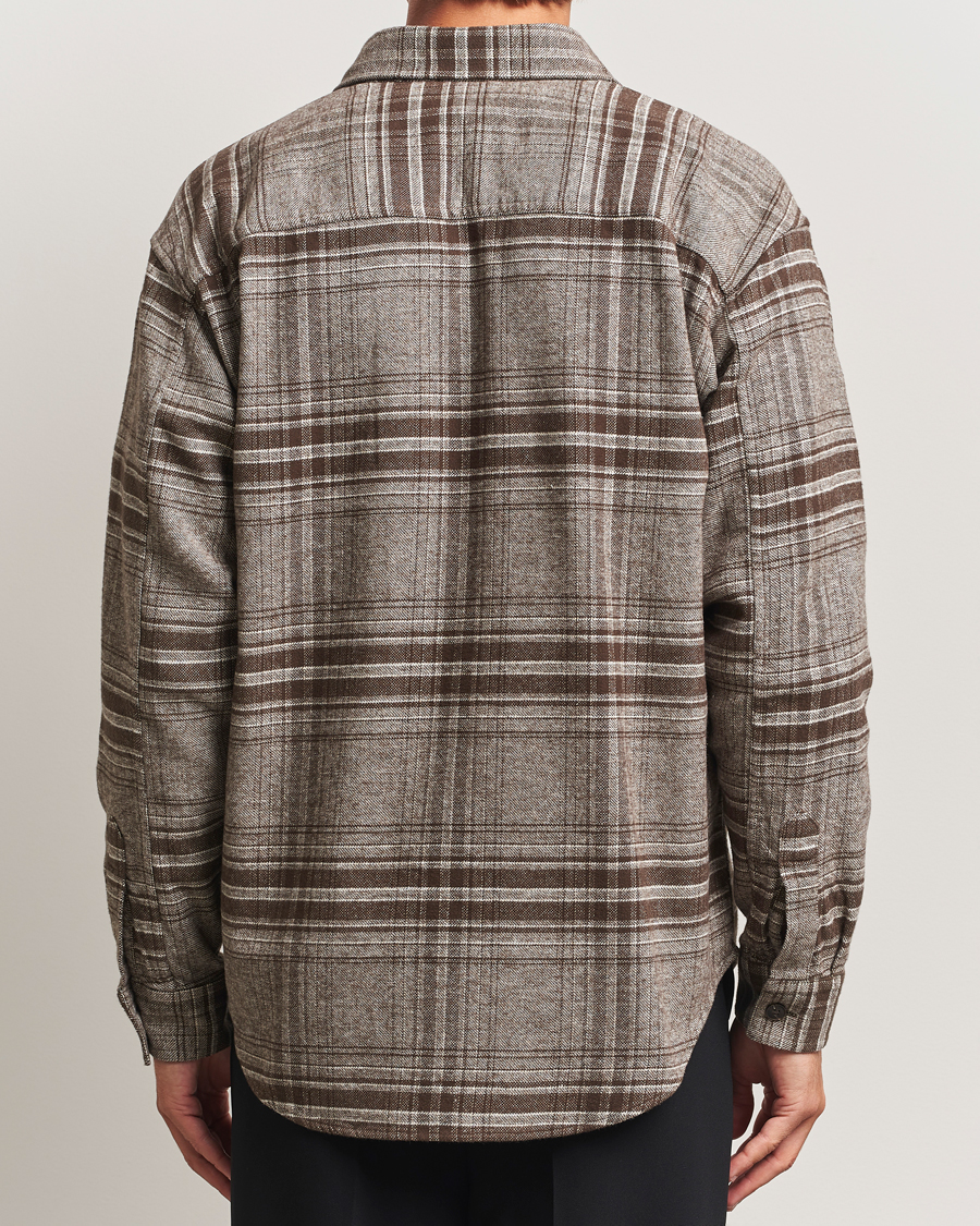 Homme | Chemises | NN07 | Adwin Checked Overshirt Brown