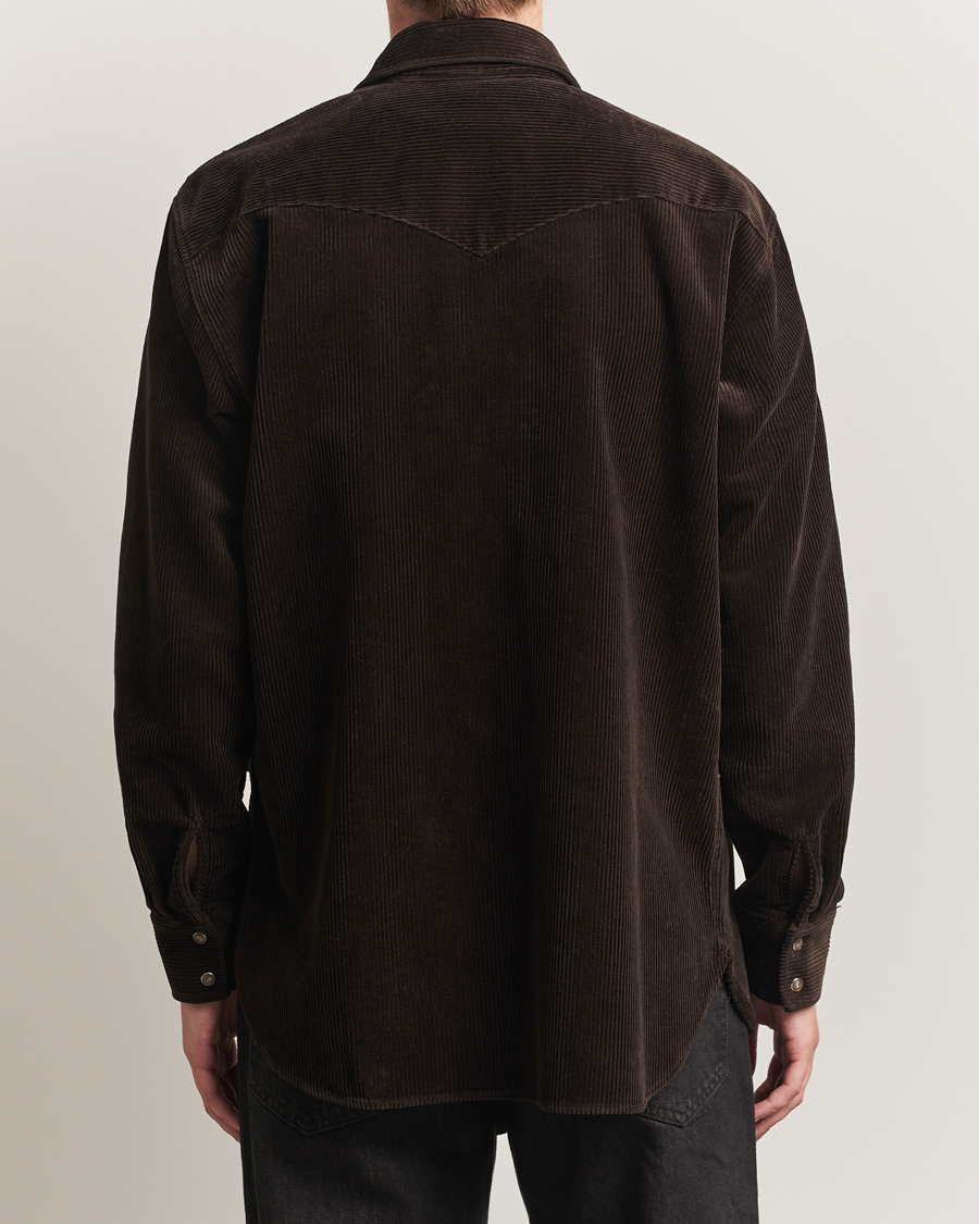 Homme | Chemises | NN07 | Ricky Corduroy Overshirt Demitasse Brown