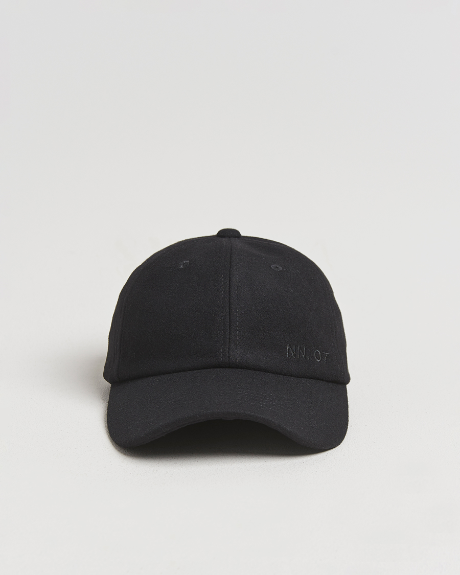 Homme | NN07 Boiled Wool Cap Black | NN07 | Boiled Wool Cap Black
