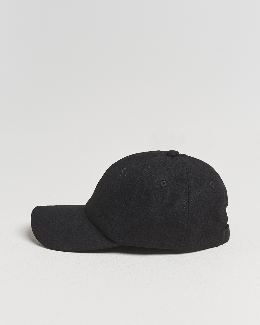 Homme | NN07 Boiled Wool Cap Black | NN07 | Boiled Wool Cap Black